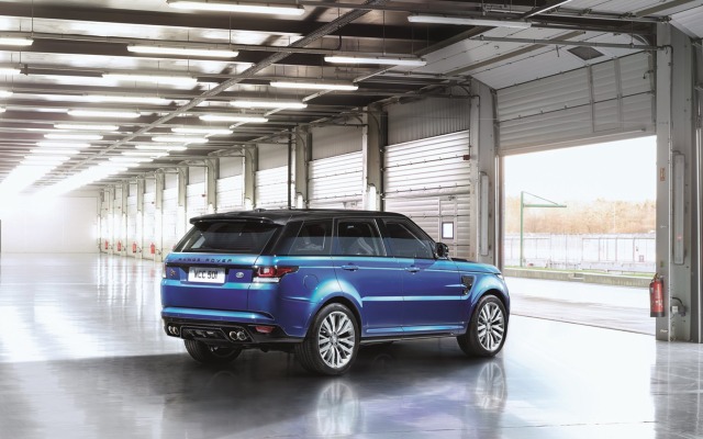 Land Rover Range Rover Sport SVR 2015. Desktop wallpaper