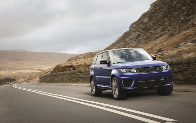 Land Rover Range Rover Sport SVR 2015. Desktop wallpaper