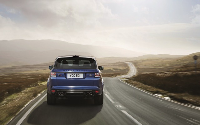 Land Rover Range Rover Sport SVR 2015. Desktop wallpaper