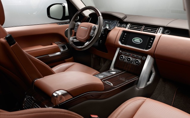 Land Rover Range Rover Autobiography Black 2014. Desktop wallpaper