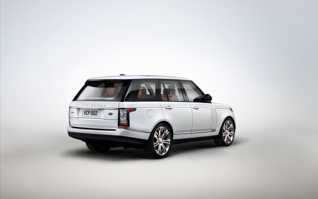 Land Rover Range Rover Autobiography Black 2014. Desktop wallpaper