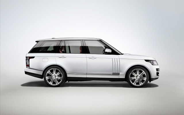 Land Rover Range Rover Autobiography Black 2014. Desktop wallpaper