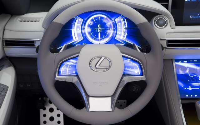 Lexus LF-C2 Concept 2014. Desktop wallpaper