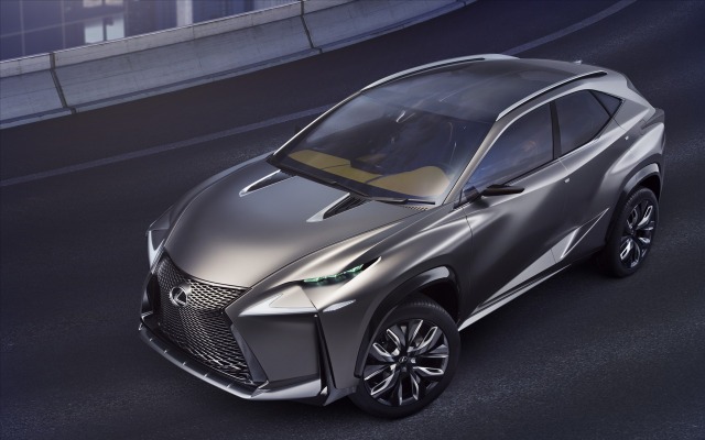 Lexus LF-NX Turbo Concept 2013. Desktop wallpaper