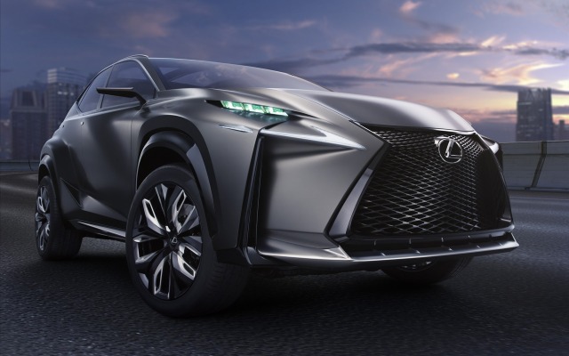 Lexus LF-NX Turbo Concept 2013. Desktop wallpaper