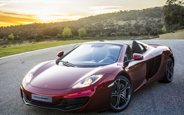 McLaren 12C Spider 2012. Desktop wallpaper