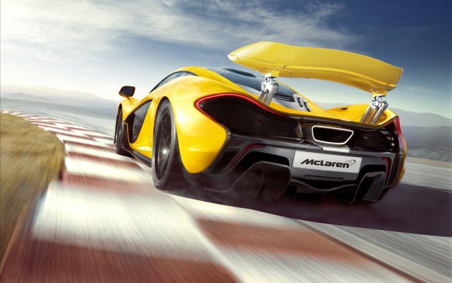 McLaren P1 2014. Desktop wallpaper