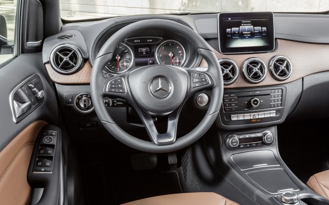 Mercedes-Benz B-Class 2015. Desktop wallpaper