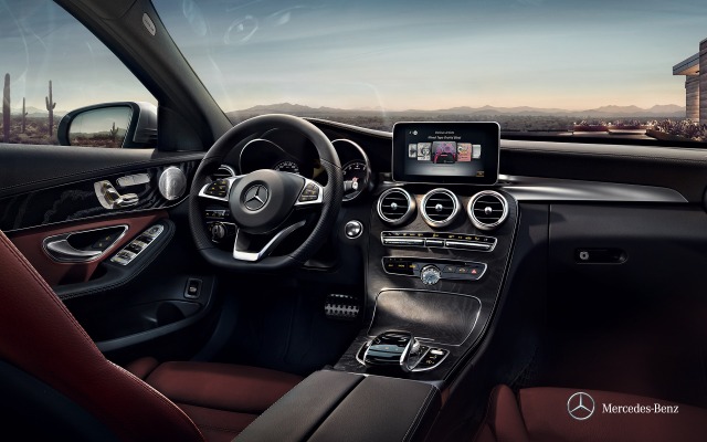 Mercedes-Benz C-Class Estate 2015. Desktop wallpaper