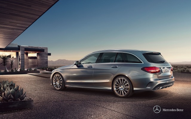 Mercedes-Benz C-Class Estate 2015. Desktop wallpaper