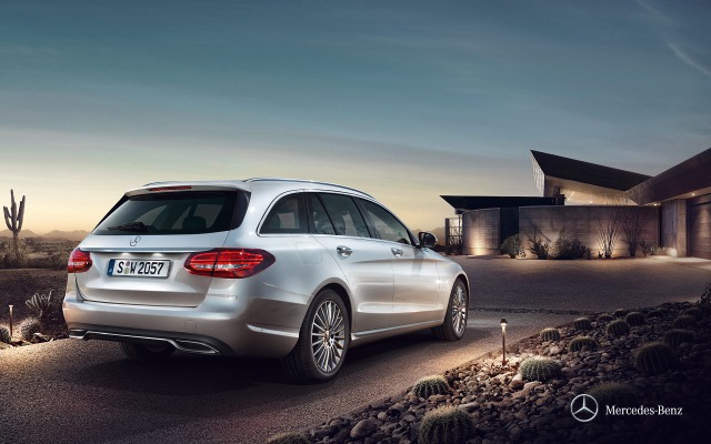 Mercedes-Benz C-Class Estate 2015. Desktop wallpaper