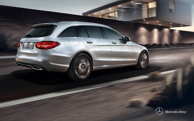 Mercedes-Benz C-Class Estate 2015. Desktop wallpaper