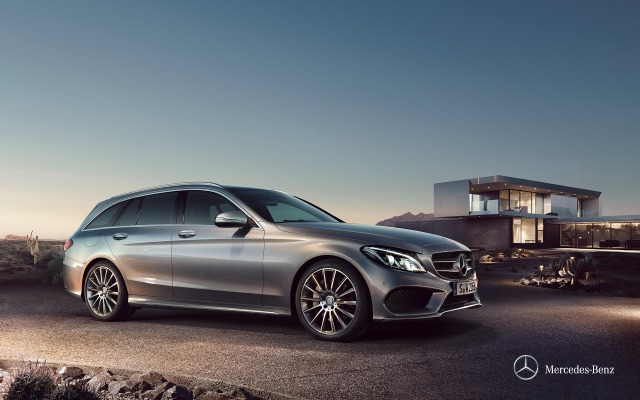 Mercedes-Benz C-Class Estate 2015. Desktop wallpaper