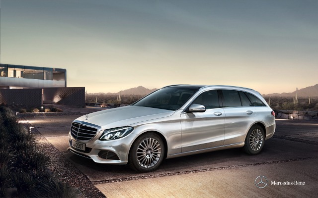 Mercedes-Benz C-Class Estate 2015. Desktop wallpaper