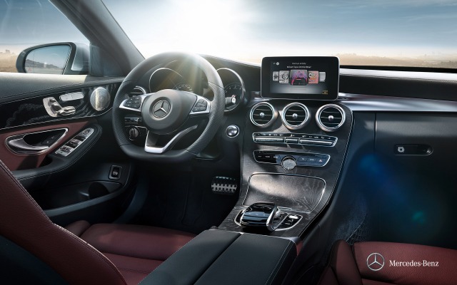Mercedes-Benz C-Class Sedan 2015. Desktop wallpaper