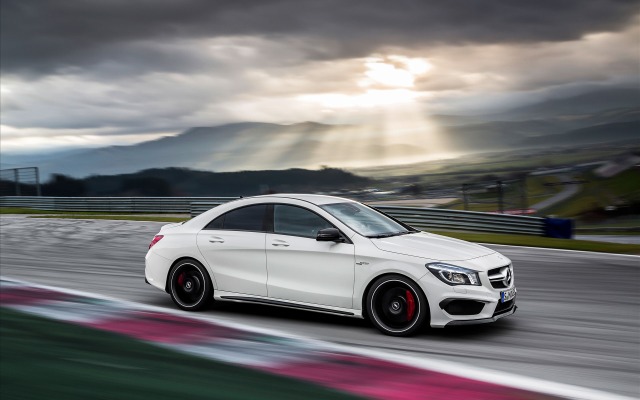 Mercedes-Benz CLA 45 AMG 2015. Desktop wallpaper