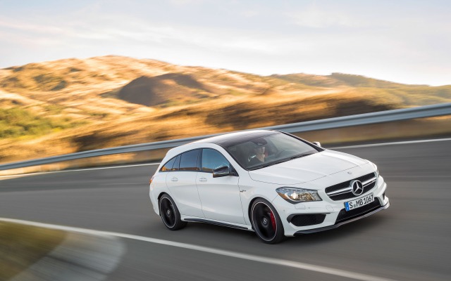 Mercedes-AMG CLA 45 Shooting Brake 2015. Desktop wallpaper