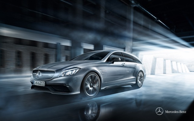 Mercedes-Benz CLS Shooting Brake 2015. Desktop wallpaper