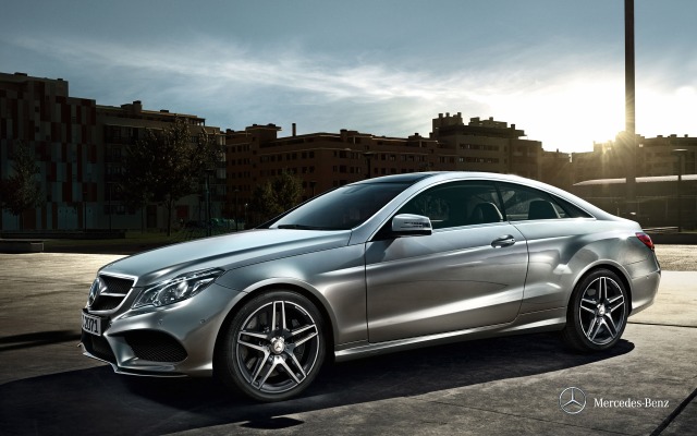 Mercedes-Benz E-Class Coupe 2015. Desktop wallpaper