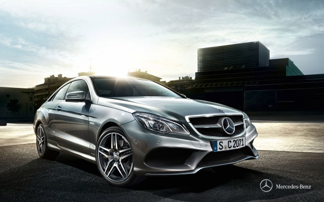 Mercedes-Benz E-Class Coupe 2015. Desktop wallpaper