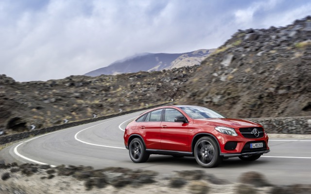 Mercedes-Benz GLE-Class Coupe 2015. Desktop wallpaper