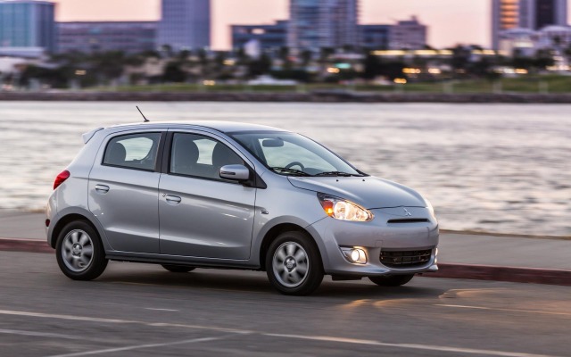 Mitsubishi Mirage 2015. Desktop wallpaper