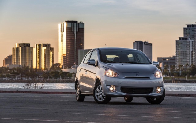 Mitsubishi Mirage 2015. Desktop wallpaper