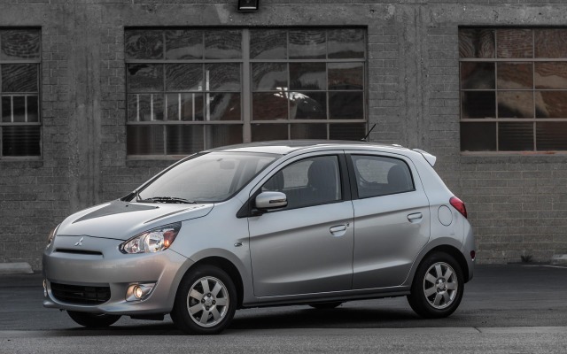 Mitsubishi Mirage 2015. Desktop wallpaper