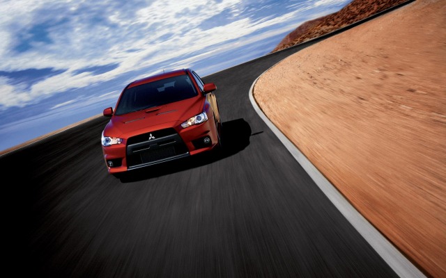 Mitsubishi Lancer Evolution 2014. Desktop wallpaper