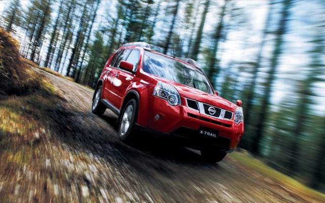 Nissan X-Trail SUV 2011. Desktop wallpaper