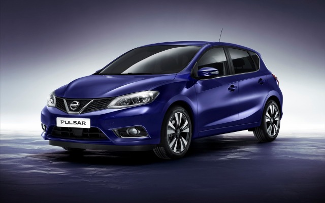 Nissan Pulsar 2015. Desktop wallpaper