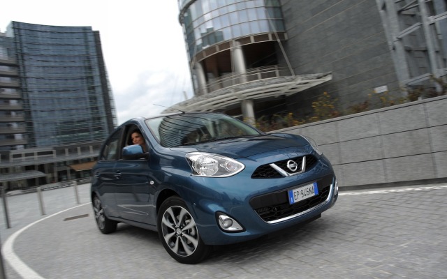 Nissan Micra 2014. Desktop wallpaper