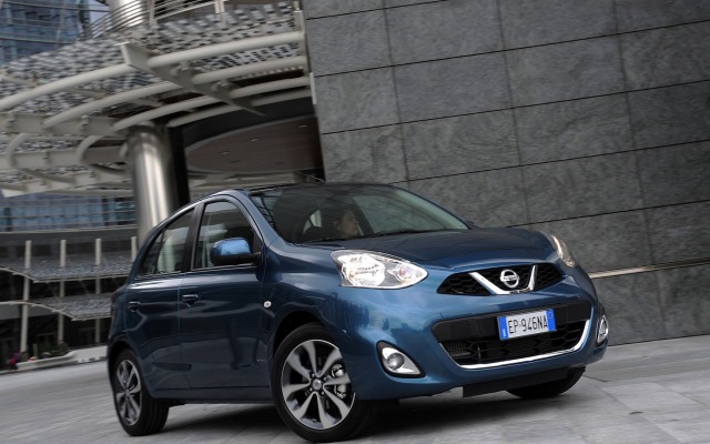 Nissan Micra 2014. Desktop wallpaper