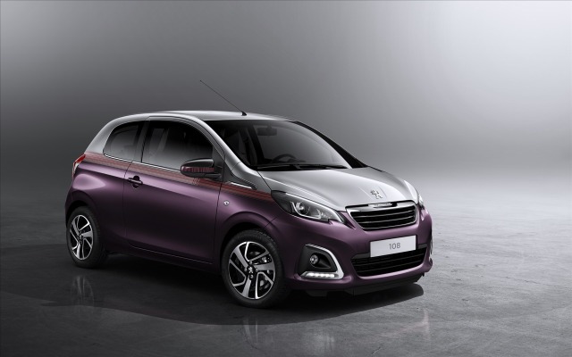 Peugeot 108 2015. Desktop wallpaper