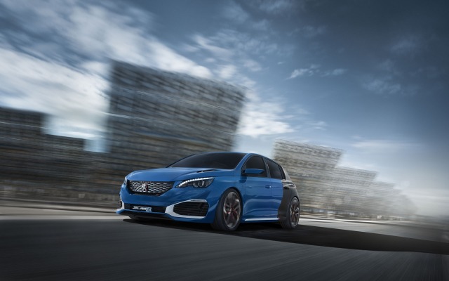 Peugeot 308 R Hybrid Concept 2015. Desktop wallpaper