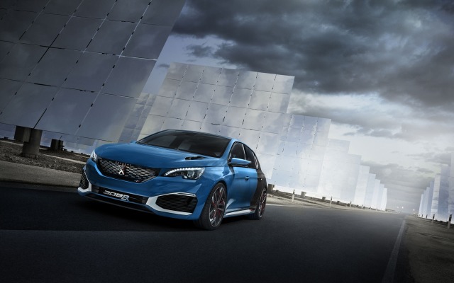 Peugeot 308 R Hybrid Concept 2015. Desktop wallpaper