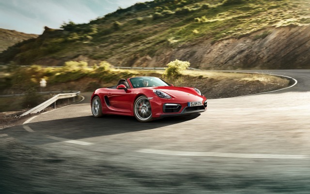 Porsche Boxster GTS 2015. Desktop wallpaper