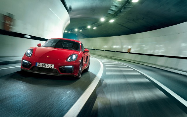 Porsche Cayman GTS 2015. Desktop wallpaper