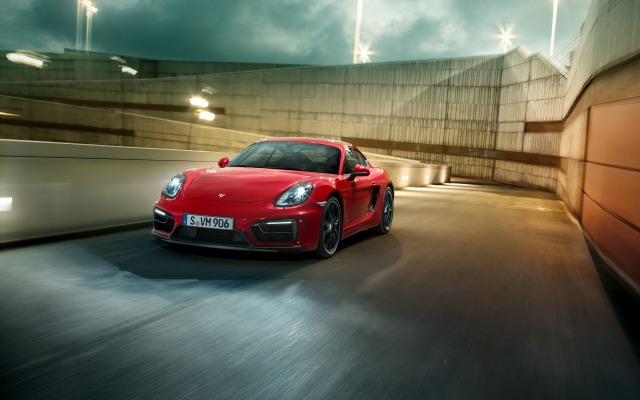 Porsche Cayman GTS 2015. Desktop wallpaper