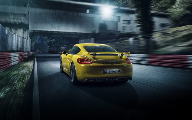 Porsche Cayman GT4 2015. Desktop wallpaper