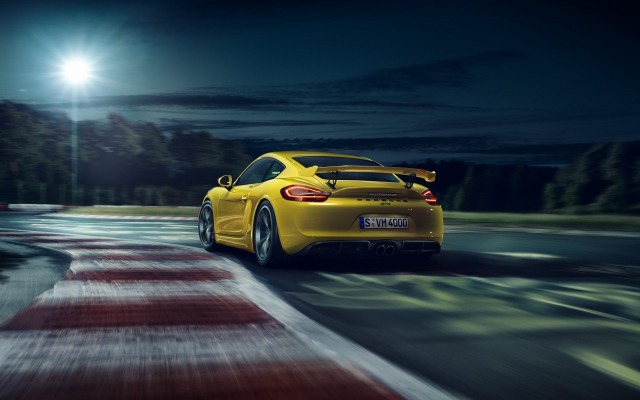 Porsche Cayman GT4 2015. Desktop wallpaper