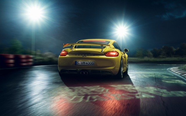 Porsche Cayman GT4 2015. Desktop wallpaper