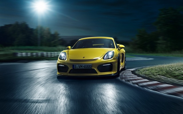 Porsche Cayman GT4 2015. Desktop wallpaper