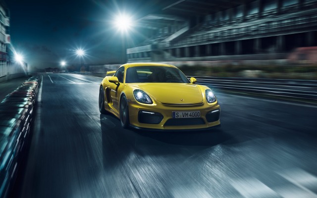 Porsche Cayman GT4 2015. Desktop wallpaper