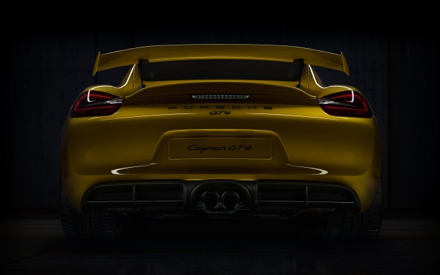 Porsche Cayman GT4 2015. Desktop wallpaper