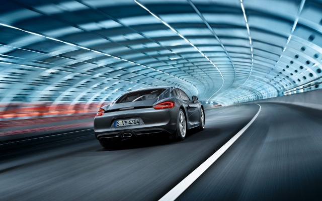 Porsche Cayman 2015. Desktop wallpaper