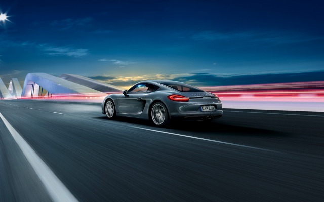 Porsche Cayman 2015. Desktop wallpaper