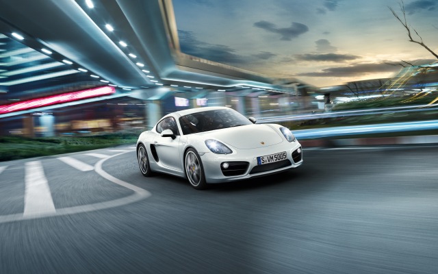 Porsche Cayman S 2015. Desktop wallpaper