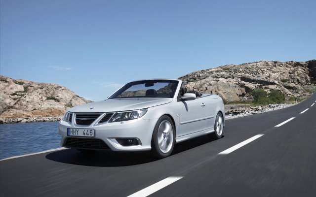 Saab 9-3 Convertible 2010. Desktop wallpaper