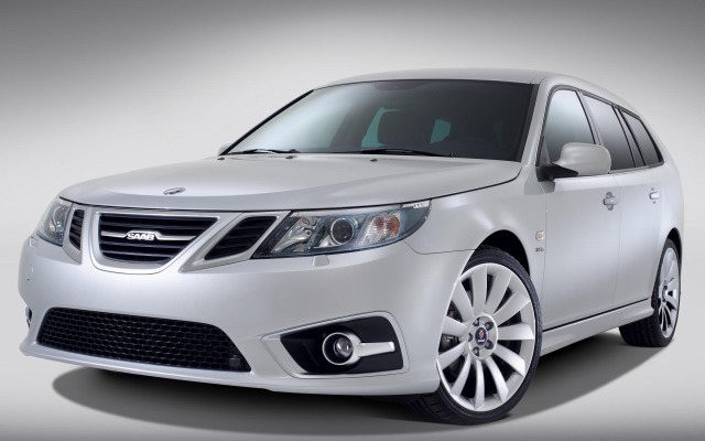 Saab 9-3 Griffin Sport Combi Aero 2011. Desktop wallpaper